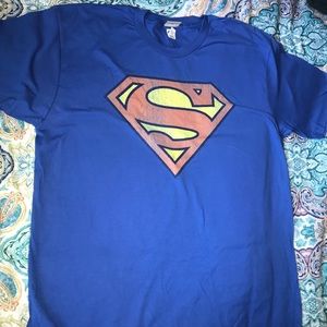 Superman Distressed Logo T-shirt
